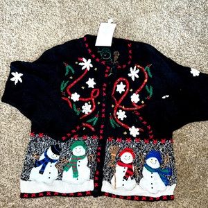 NWT - Urban Renewal Christmas Sweater - Medium knit with snowman appliqué